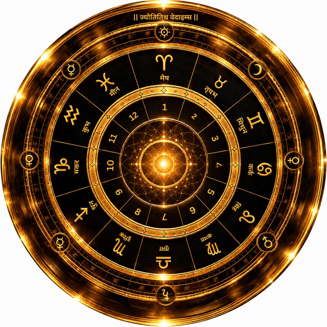 Spinning Zodiac Wheel